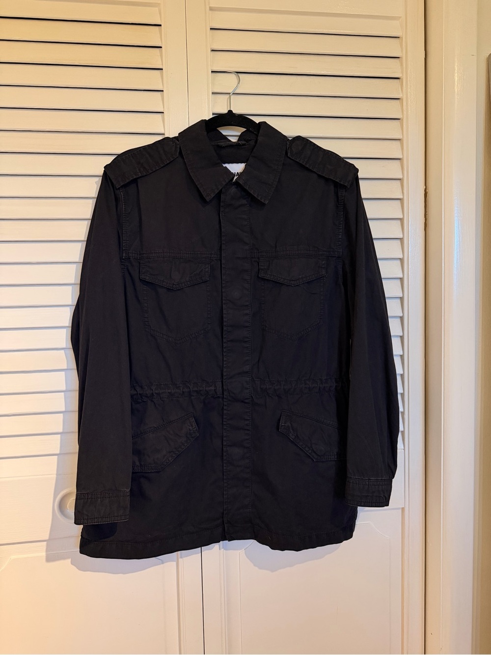 Aritzia Black Utility Trench Coat